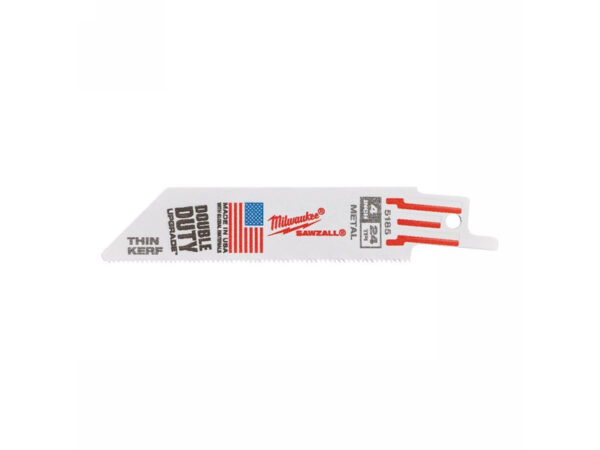 MILWAUKEE Szablyafűrészlap 100/1,0 mm bimetál Co (fa, műanyag) (5 db)