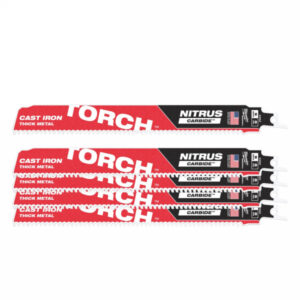 MILWAUKEE Szablyafűrészlap 230x10 mm TORCH™ NITRUS TCT (5 db)