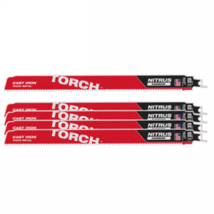 MILWAUKEE Szablyafűrészlap 300x10 mm TORCH™ NITRUS TCT (5 db)