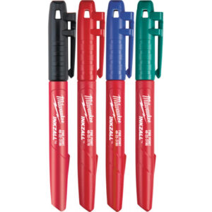 MILWAUKEE INKZALL™ Jelölő filc (fekete, piros, kék, zöld)
