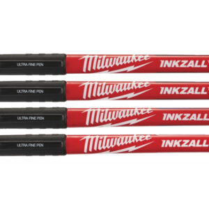MILWAUKEE INKZALL™ Jelölő filc fekete 0,6 mm (4 db)