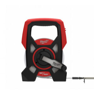 MILWAUKEE Mérőszalag 30 m x 13 mm keretes acél szalaggal