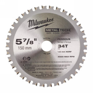 MILWAUKEE Fűrésztárcsa fémhez 150 x 20 x 1,6 mm / 34T