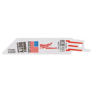 MILWAUKEE Szablyafűrészlap 100/1,0 mm bimetál Co (fa, műanyag) (5 db)