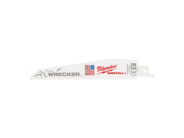 MILWAUKEE Szablyafűrészlap 150 mm / 7/11TPI bimetál Co (fém, fa) (5 db) (48005701)