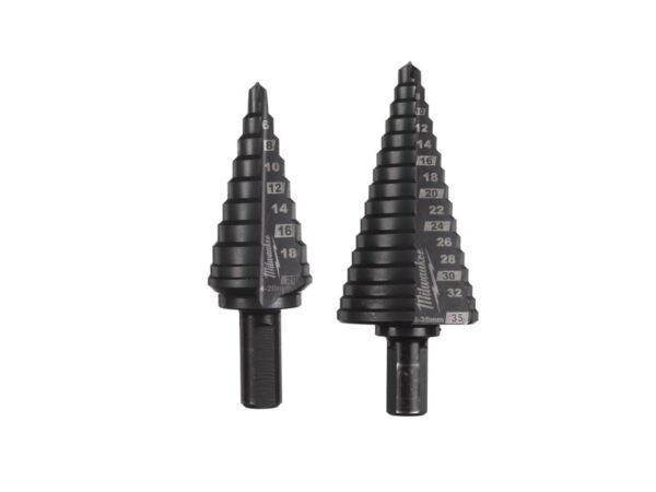 MILWAUKEE Lépcsős fúró készlet 2 részes Cobalt 4 - 20 mm + 6-35 mm