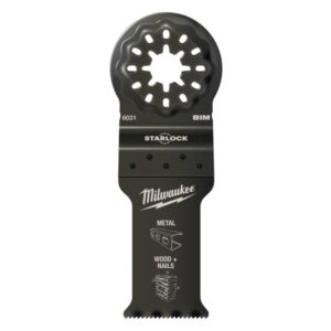 MILWAUKEE Merülő fűrészlap Bimetál (fém, fa + szeg) 28 x 47 mm Multitool Starlock (10 db)