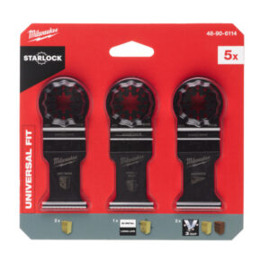 MILWAUKEE Merülőfűrészlap készlet fához 5 részes Multitool Starlock