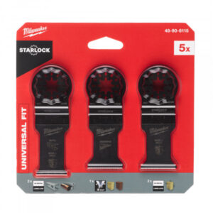 MILWAUKEE Merülőfűrészlap készlet 5 részes fém/fa Multitool Starlock