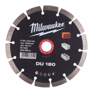 MILWAUKEE Gyémánt vágókorong 180 x 2,4 x 10 x 22,2 mm szegmentált