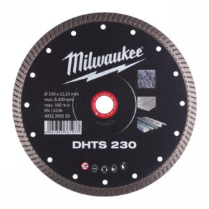 MILWAUKEE Gyémánt vágókorong 230 x 1,9 x 10 x 22,2 mm turbo DHTS