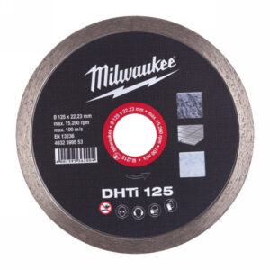 MILWAUKEE Gyémánt vágókorong 125 x 2,1 x 8,0 x 22,2 mm folytonos