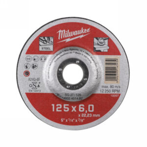 MILWAUKEE Tisztítókorong 125 x 6,0 mm WSG27