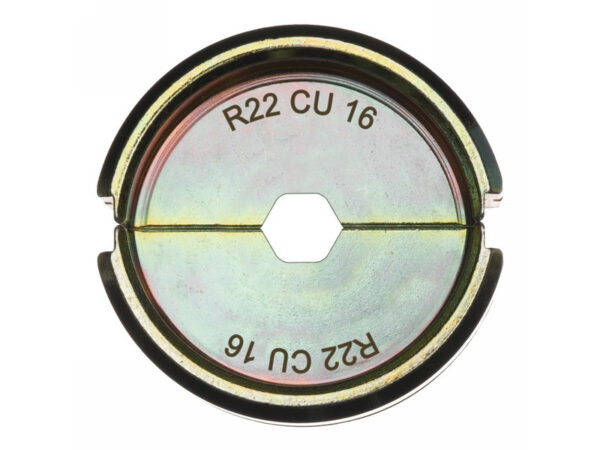MILWAUKEE Krimpelő betét R22 Cu 16 Hex formájú M18 HCCT géphez