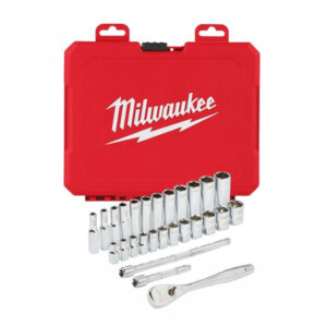 MILWAUKEE Dugókulcs készlet 28 részes 1/4" 5-15 mm