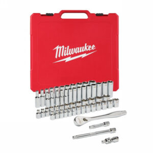 MILWAUKEE Dugókulcs készlet 56 részes 3/8" metrikus és colos