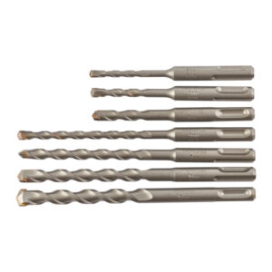 MILWAUKEE Kőzetfúró készlet 7 r. kétélű SDS-Plus (5/6/8 x 110 mm; /6/8/10/12 x 160 mm) Standard