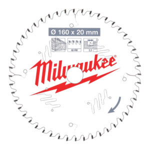 MILWAUKEE Fűrésztárcsa fához 160 x 20 x 2,2 mm /48T ATB