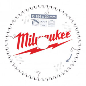 MILWAUKEE Fűrésztárcsa alumíniumhoz 184 x 30 x 2,2 mm / 54T TF NEG