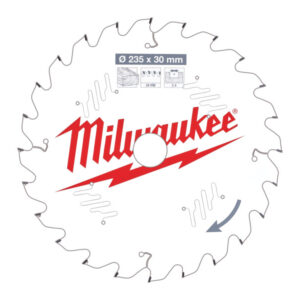 MILWAUKEE Fűrésztárcsa fához 235 x 30 x 2,4 mm /24T ATB