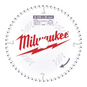 MILWAUKEE Fűrésztárcsa fához 235 x 30 x 2,4 mm /60T ATB