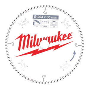 MILWAUKEE Fűrésztárcsa alumíniumhoz 254 x 30 x 3,0 mm /80T TF NEG