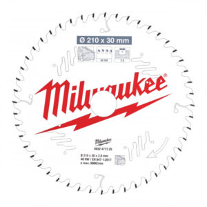 MILWAUKEE Fűrésztárcsa fához 210 x 30 x 2,8 mm / 48T