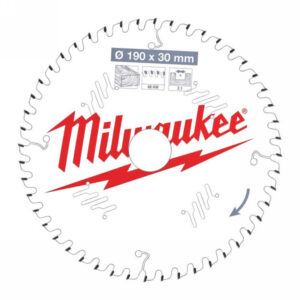 MILWAUKEE Fűrésztárcsa fához 190 x 30 x 2,1 mm / 48T