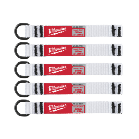 MILWAUKEE QUICK CONNECT Rögzítő szalag  2,25 kg-ig (5 db)