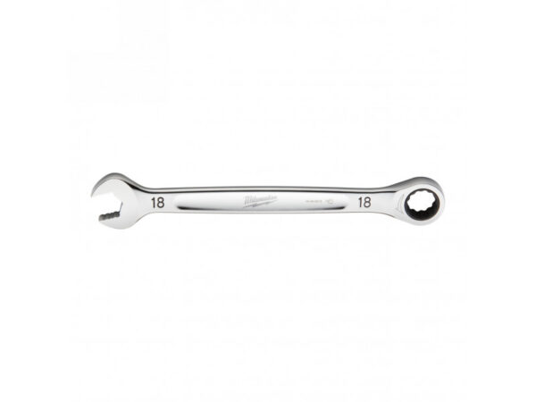 MILWAUKEE Racsnis csillag-villáskulcs 18 mm / 242,5 mm CrV MAX BITE™