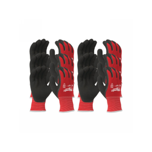 MILWAUKEE Munkavédelmi kesztyű vágásbiztos nitril mártott TÉLI 1/A-XL/10 (12 pár) (4932479002-XL)