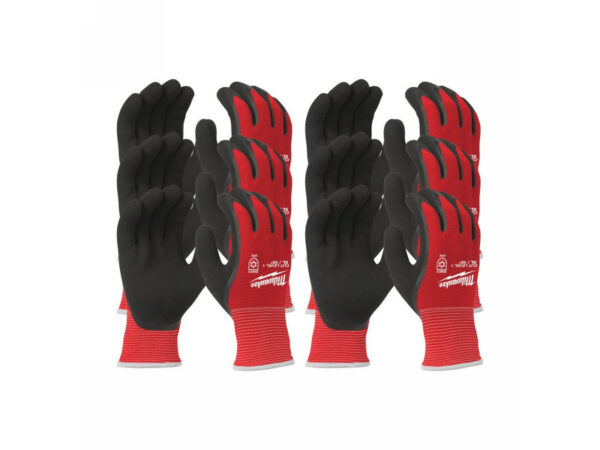 MILWAUKEE Munkavédelmi kesztyű vágásbiztos nitril mártott TÉLI 1/A-XL/10 (12 pár) (4932479002-XL)