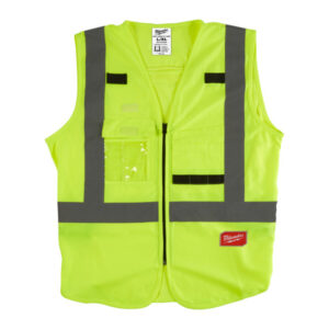 MILWAUKEE Láthatósági mellény, sárga - L/XL
