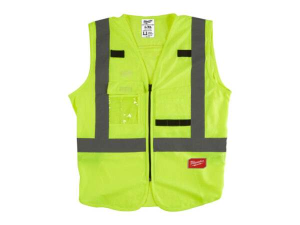 MILWAUKEE Láthatósági mellény, sárga - L/XL