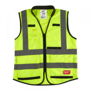 MILWAUKEE Prémium láthatósági mellény, sárga - L/XL