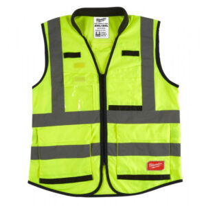 MILWAUKEE Prémium láthatósági mellény, sárga - XXL/XXXL