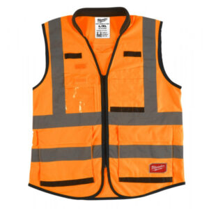 MILWAUKEE Prémium láthatósági mellény, narancssárga - XXL/XXXL