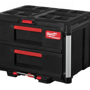 MILWAUKEE Tároló láda 2 fiókos PACKOUT