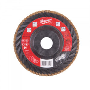 MILWAUKEE Lamellás csiszolókorong 125 x 22,2 mm / P80 kerámia szemcsés SLC50 Cera Turbo