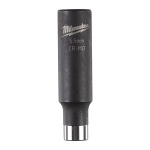 MILWAUKEE Gépi hosszú dugókulcs 1/4" 5,5 mm CrMo