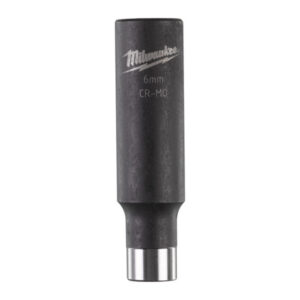 MILWAUKEE Gépi hosszú dugókulcs 1/4" 6 mm CrMo