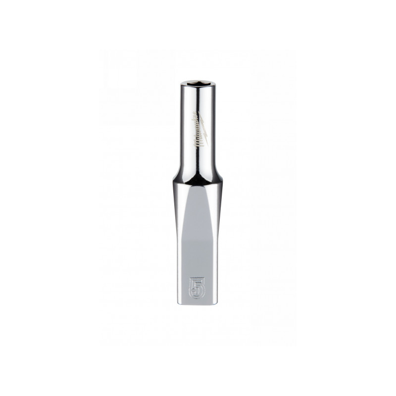 MILWAUKEE Hosszú dugókulcs 1/4" 5 mm