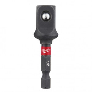 MILWAUKEE Gépi dugókulcs adapter 1/4" Hex -> 1/2" négyszög Shockwave