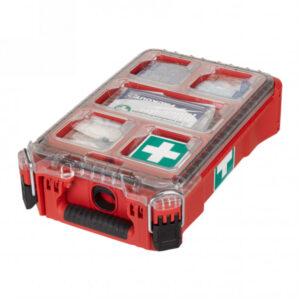 MILWAUKEE Elsősegély láda DIN 13157 PACKOUT™ kompatibilis (20 fő)