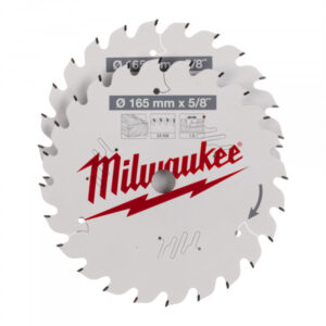 MILWAUKEE Fűrésztárcsa fához 165 x 15,87 x 1,6 mm / 24T (2db)