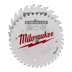 MILWAUKEE Fűrésztárcsa fához 165 x 15,87 x 1,6 mm / 24T + 40T