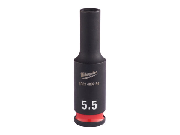 MILWAUKEE Gépi hosszú dugókulcs 1/4" 5,5 mm CrMo