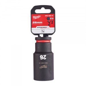MILWAUKEE Gépi hosszú dugókulcs 1/2" 26 mm CrMo