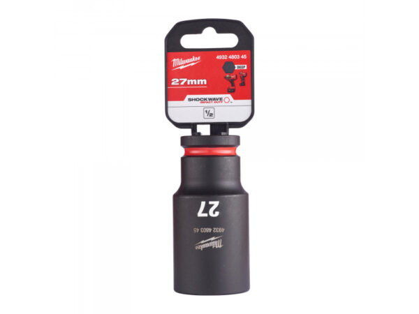 MILWAUKEE Gépi hosszú dugókulcs 1/2" 27 mm CrMo