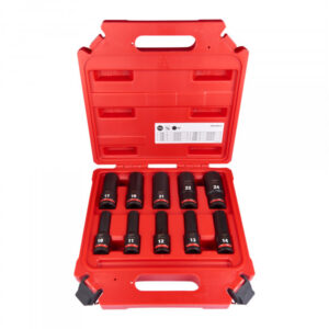 MILWAUKEE Gépi hosszú dugókulcs készlet 10 részes 1/2" 10-24 mm CrMo